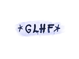 Sealed Graffiti | GLHF (SWAT Blue)
