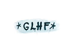 Sealed Graffiti | GLHF (Wire Blue)