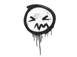 Sealed Graffiti | Grimace (Shark White)