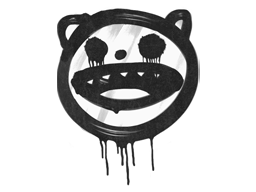 Sealed Graffiti | Happy Cat (Shark White)