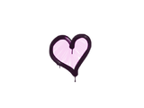 Artwork for Sealed Graffiti | Heart (Bazooka Pink)