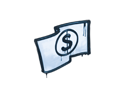 Sealed Graffiti | Keep the Change (Monarch Blue)