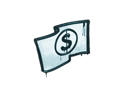 Sealed Graffiti | Keep the Change (Wire Blue)