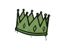 Artwork for Sealed Graffiti | King Me (Battle Green)