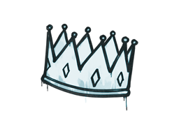 Sealed Graffiti | King Me (Wire Blue)