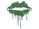 Artwork for Sealed Graffiti | Kiss (Jungle Green)