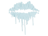Artwork for Sealed Graffiti | Kiss (Wire Blue)