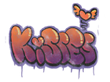 Artwork for Sealed Graffiti | Kisses
