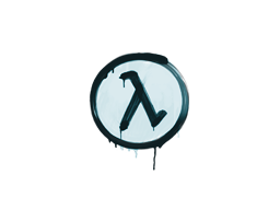 Sealed Graffiti | Lambda (Wire Blue)