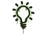 Artwork for Sealed Graffiti | Lightbulb (Battle Green)
