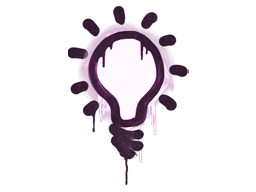 Sealed Graffiti | Lightbulb (Bazooka Pink)