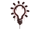 Artwork for Sealed Graffiti | Lightbulb (Brick Red)
