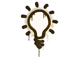 Sealed Graffiti | Lightbulb (Desert Amber)