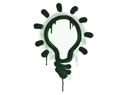 Sealed Graffiti | Lightbulb (Jungle Green)