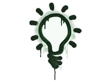 Artwork for Sealed Graffiti | Lightbulb (Jungle Green)