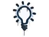 Artwork for Sealed Graffiti | Lightbulb (Monarch Blue)