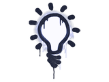 Artwork for Sealed Graffiti | Lightbulb (SWAT Blue)