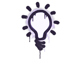 Artwork for Sealed Graffiti | Lightbulb (Violent Violet)
