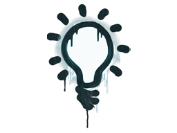 Sealed Graffiti | Lightbulb (Wire Blue)