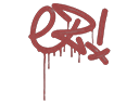 Sealed Graffiti | Little EZ (Blood Red)