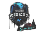 Artwork for Sealed Graffiti | Movistar Riders | Stockholm 2021
