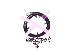 Sealed Graffiti | Noscope (Bazooka Pink)