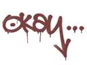 Artwork for Sealed Graffiti | Okay (Brick Red)