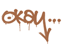 Artwork for Sealed Graffiti | Okay (Tiger Orange)