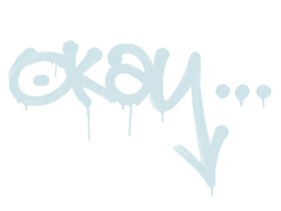 Sealed Graffiti | Okay (Wire Blue)