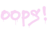 Artwork for Sealed Graffiti | Oops (Bazooka Pink)