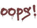 Artwork for Sealed Graffiti | Oops (Brick Red)