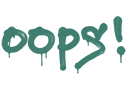 Artwork for Sealed Graffiti | Oops (Frog Green)