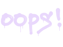 Sealed Graffiti | Oops