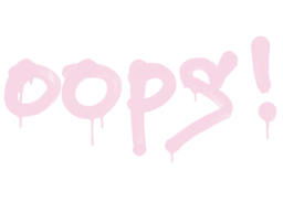 Sealed Graffiti | Oops