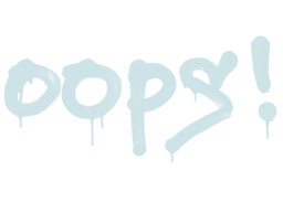 Sealed Graffiti | Oops