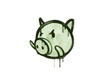 Artwork for Sealed Graffiti | Piggles (Battle Green)