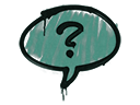 Artwork for Sealed Graffiti | Question Mark (Frog Green)