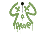 Artwork for Sealed Graffiti | Recoil AWP (Battle Green)