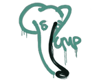 Artwork for Sealed Graffiti | Recoil UMP-45 (Frog Green)