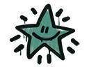 Artwork for Sealed Graffiti | Shining Star (Frog Green)