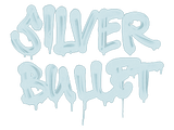 Artwork for Sealed Graffiti | Silver Bullet (Wire Blue)