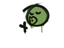 Artwork for Sealed Graffiti | Smooch (Battle Green)