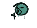 Artwork for Sealed Graffiti | Smooch (Frog Green)