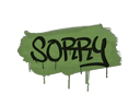 Artwork for Sealed Graffiti | Sorry (Battle Green)