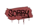 Artwork for Sealed Graffiti | Sorry (Blood Red)