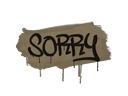 Artwork for Sealed Graffiti | Sorry (Dust Brown)