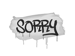 Sealed Graffiti | Sorry (Shark White)
