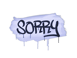 Sealed Graffiti | Sorry (SWAT Blue)