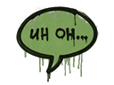 Artwork for Sealed Graffiti | Uh Oh (Battle Green)