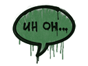 Artwork for Sealed Graffiti | Uh Oh (Jungle Green)